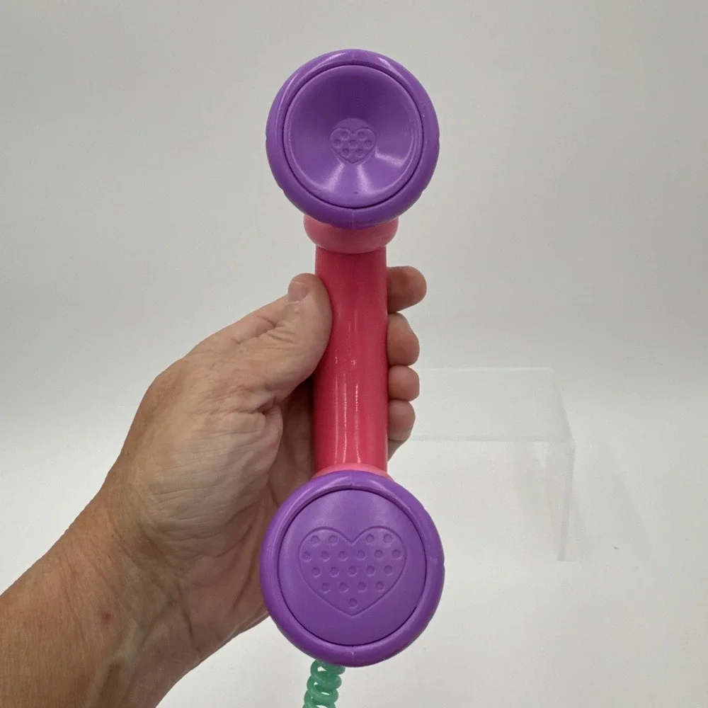 Disney Junior Minnie Mouse Ring Me Rotary Phone Pink Lights &‎ Sounds
